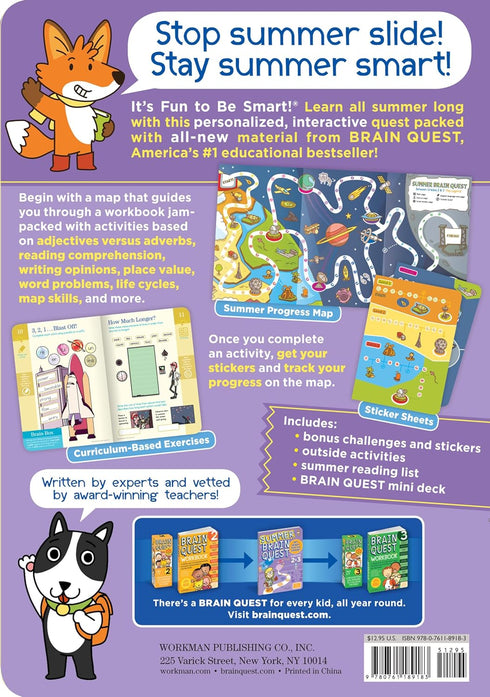 SUMMER BRAIN QUEST: BETWEEN GRADES 2 & 3 - WORKMAN PUBLISHING